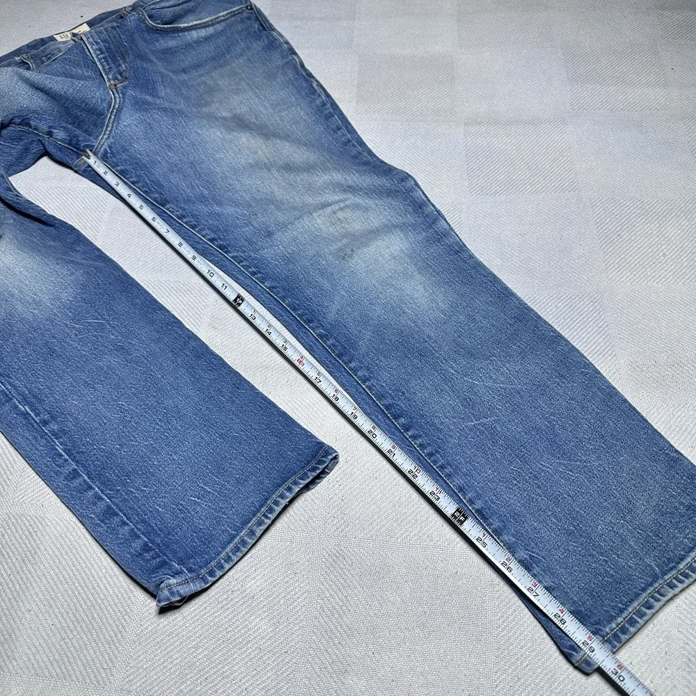 Gap Cone Denim Jeans Mens 36x30 Slim Straight‎ Medium Wash Stretch 5 Pocket